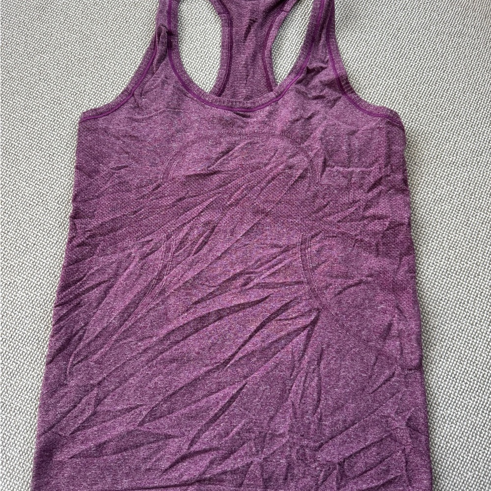 lululemon athletica Swiftly Run Tank - Heathered Plum Size 6